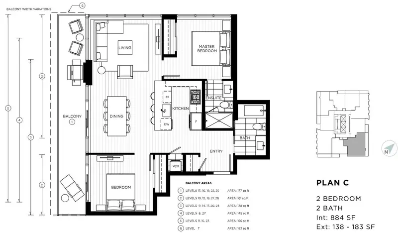 1307 823 CARNARVON STREET - photo 2 of 25