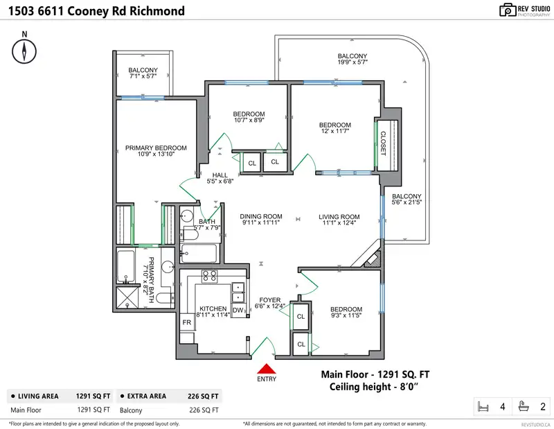 1503 6611 COONEY ROAD - photo 2 of 32