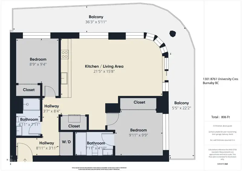 1301 8761 UNIVERSITY CRESCENT - photo 2 of 39