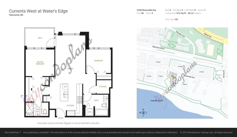 406 3188 RIVERWALK AVENUE - photo 1 of 2