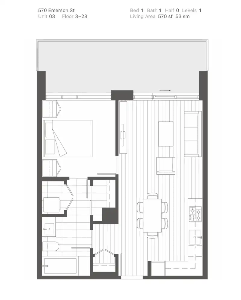 2203 570 EMERSON STREET - photo 2 of 18