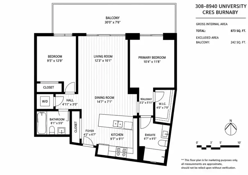 308 8940 UNIVERSITY CRESCENT - photo 1 of 12