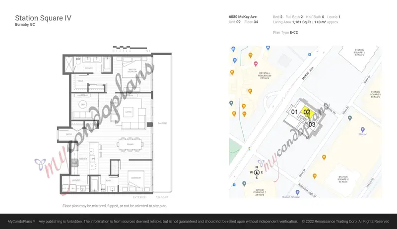 3402 6080 MCKAY AVENUE - photo 1 of 1