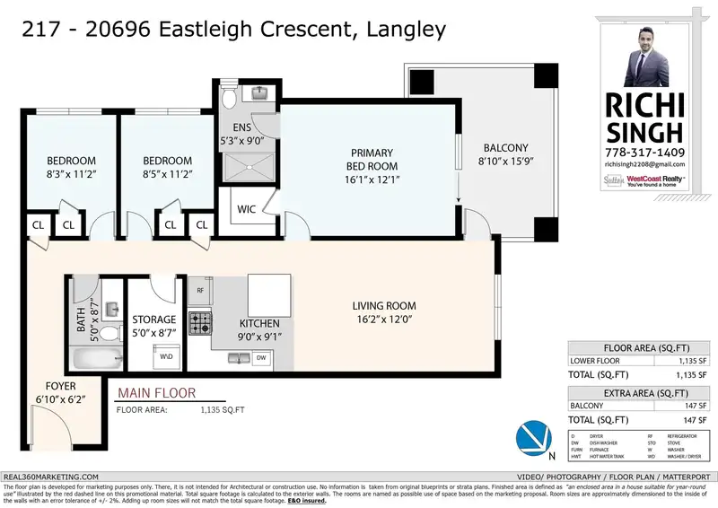217 20696 EASTLEIGH CRESCENT - photo 3 of 22