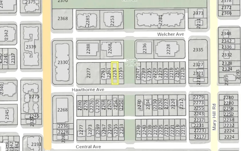 2257 HAWTHORNE AVENUE - photo 2 of 3