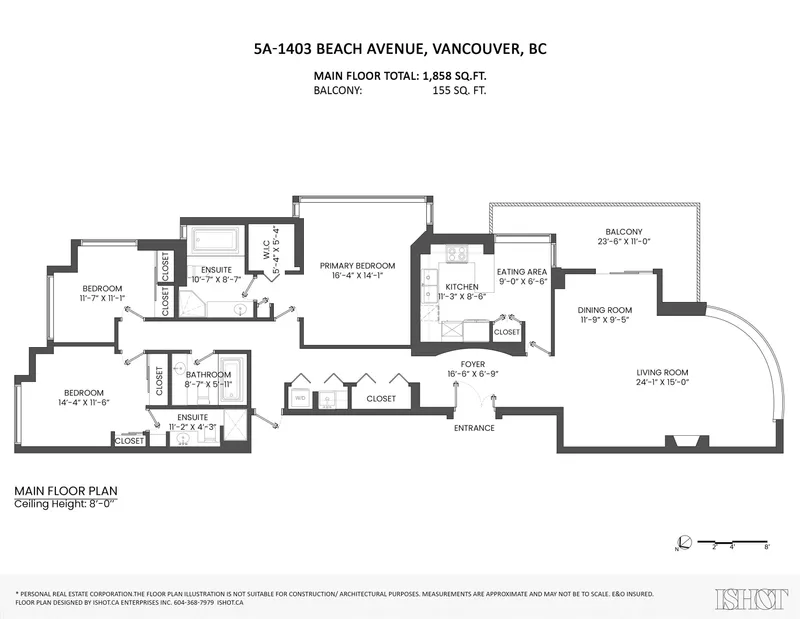 5A 1403 BEACH AVENUE - photo 2 of 25