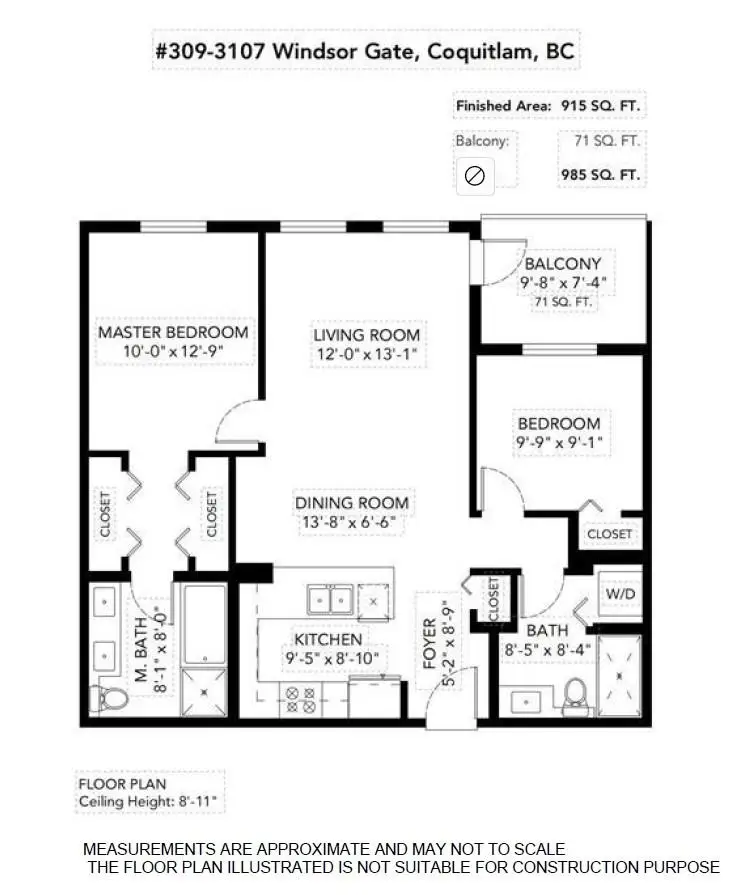 309 3107 WINDSOR GATE - photo 2 of 19