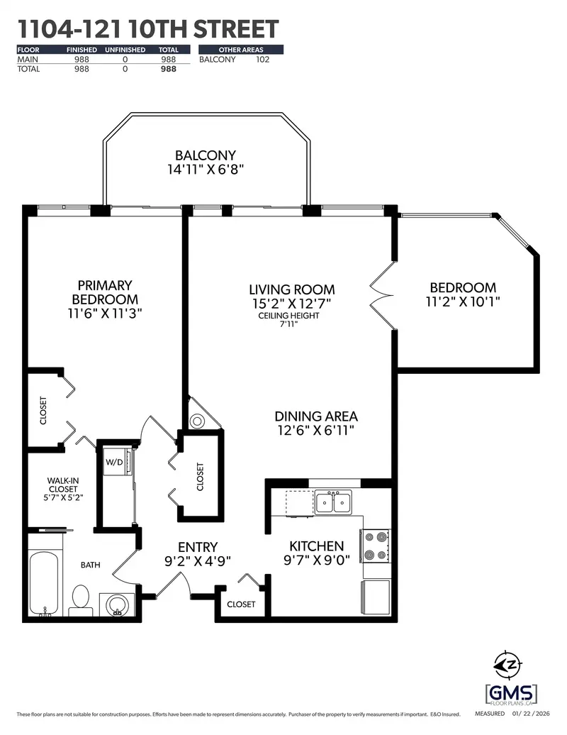 1104 121 TENTH STREET - photo 2 of 25