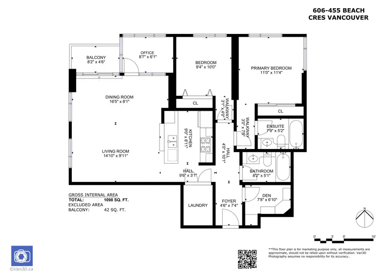 606 455 BEACH CRESCENT - photo 2 of 25